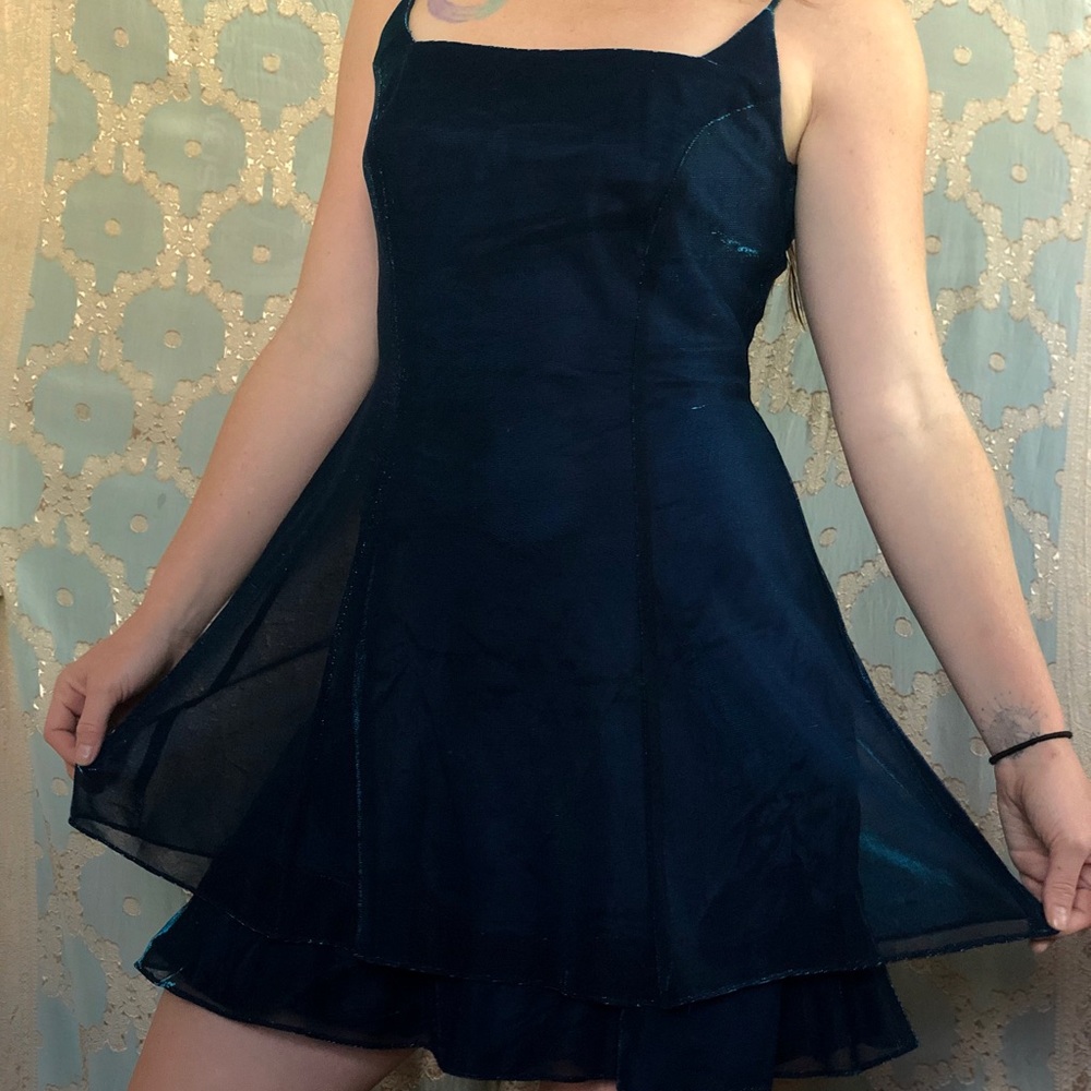 Deep Blue Shimmery Dress